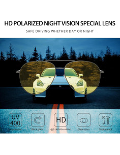 Gafas de sol aviador SUNGAIT - Lentes polarizados 5.08 cm 2