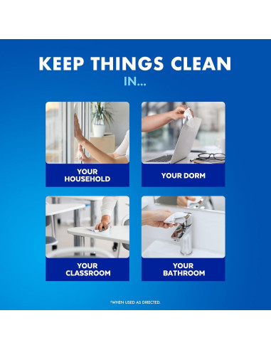 Toallitas Desinfectantes Lysol 80 Unidades Multiusos 3pk