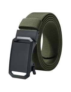 Cinturón Elástico Ratchet LionVII Verde Militar 1.5"