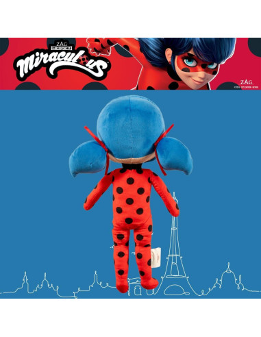 Almohada de Abrazo Franco Miraculous Ladybug 39 cm Suave