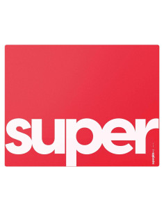 Alfombrilla de Ratón Cristal Superglide v2 Pulsar 33x42cm Rojo