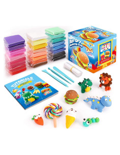 Kit de Arcilla Secada al Aire Sago Brothers 24 Colores