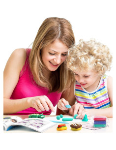 Kit de Arcilla Secada al Aire Sago Brothers 24 Colores 2