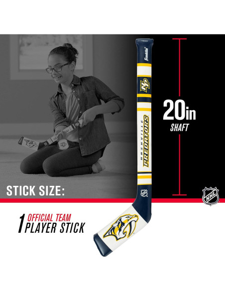 Conjunto Hockey Suave Franklin Sports Nashville Predators