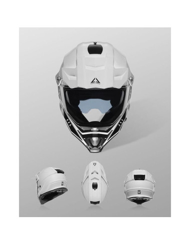 Casco Triangle AH609 Dual Sport para Motocicleta Grande