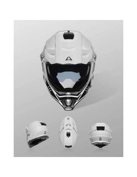 Casco Triangle AH609 Dual Sport para Motocicleta Grande