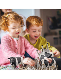 Figuras de Vacas Realistas LC JoyCre 4PCS para Niños 2