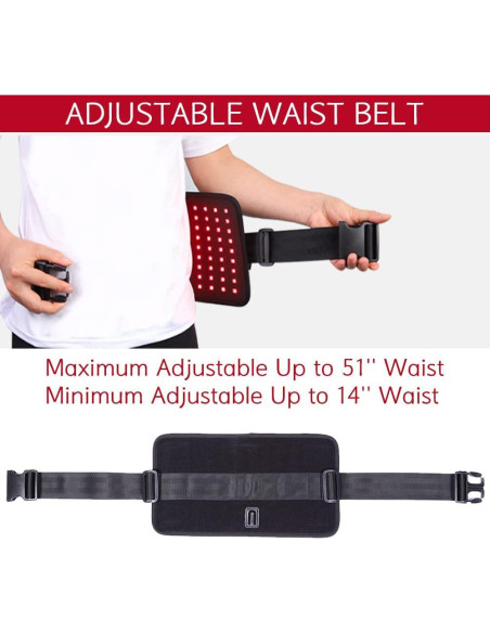 Almohadilla de Luz Infrarroja DGXINJUN 660nm 880nm Alivio Dolor