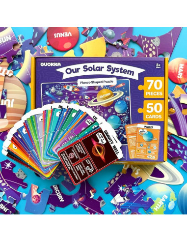 Puzzle Espacial Quokka 70 PZS para Niños 4-6 Años