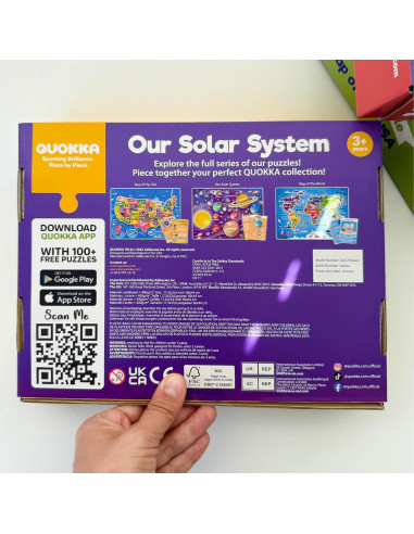 Puzzle Espacial Quokka 70 PZS para Niños 4-6 Años