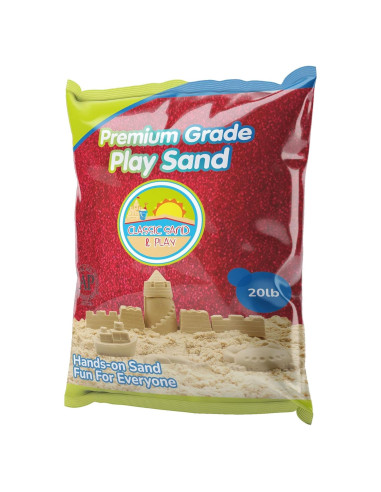 Arena de Jugar Clásica ARENA CLÁSICA 20 kg Color Rojo