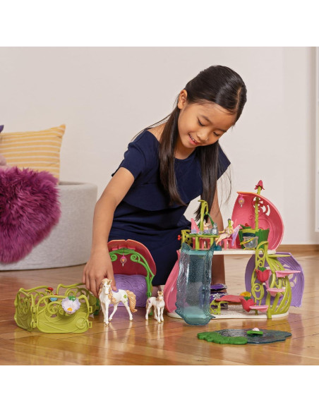 Casa de Hadas Schleich bayala 54 Piezas con Unicornios 49x34.5cm