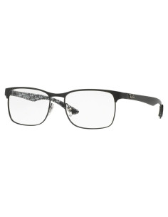 Montura Gafas Ray-Ban Rx8416 Cuadradas Negro Mate