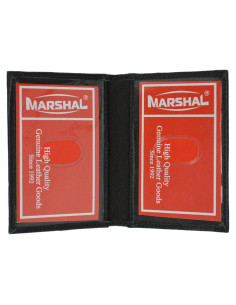 Billetera Mini de Cuero Genuino Marshal Compacta para Tarjetas