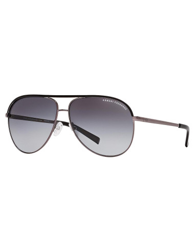 Gafas de sol unisex Armani Exchange 61mm polarizadas gris