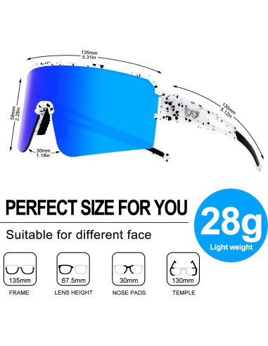 Gafas de Ciclismo AVV Polarizadas UV400 para Deportes