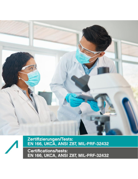 Gafas de seguridad ACE Evo - Antiempañante - Laboratorio