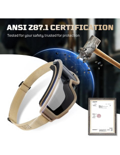 Gafas de Airsoft 1TG Tactical con 3 Lentes Anti Niebla 2