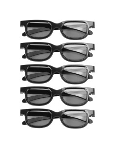 Gafas 3D SUPVOX Ultra-Ligeras Polarizadas - Marco Negro