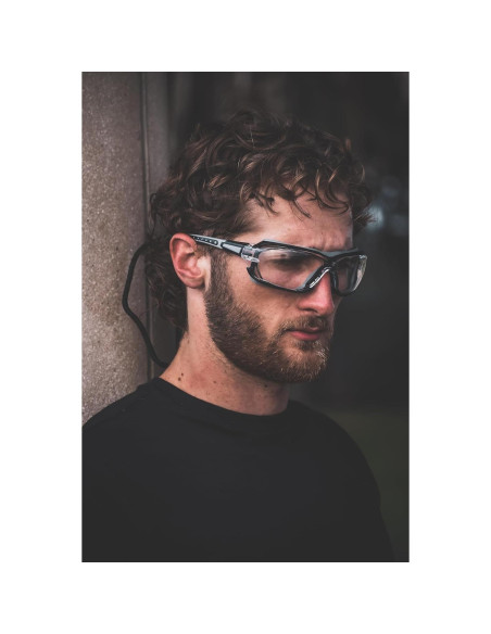 Gafas de seguridad Birdz Gasket con lente clara y marco negro