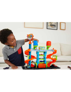 Set de Lavado de Autos Mega Hot Wheels con Auto Color Shifters 2