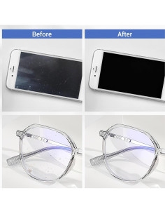 Paño de limpieza de gafas Cele de microfibra con pouch (4 unidades) 2