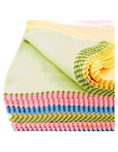 100 Paños de Microfibra Lavables Banfluxion para Limpiar Lentes