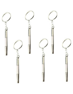 6 Piezas Destornillador Mini Aliotech Acero Inoxidable 2