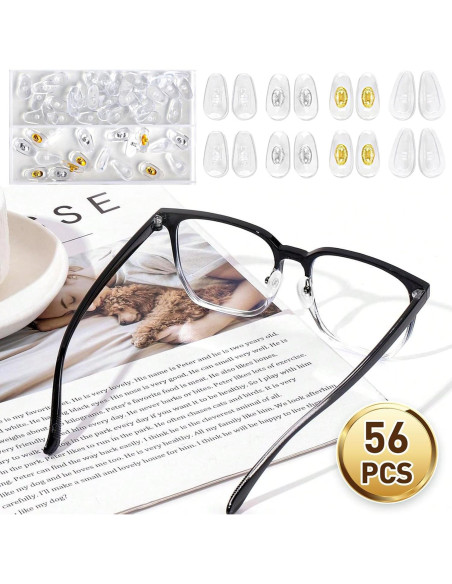 Kit de almohadillas para nariz de gafas Vivinin 57 pares