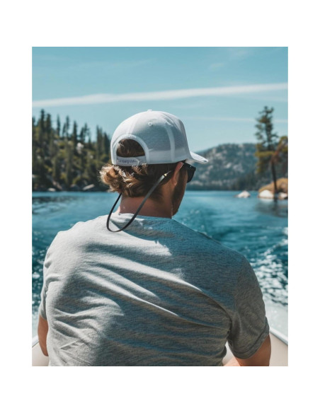 Correa de Gafas de Cuero PVS-001 Negra para Sol y Vista