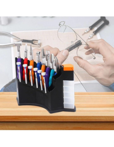 Kit de Herramientas para Gafas YINZINR 14 Piezas Antideslizante