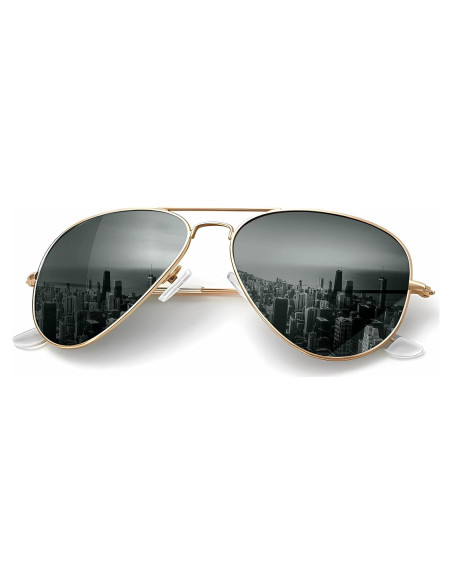 Gafas de Sol KALIYADI Aviador Polarizadas UV para Todos