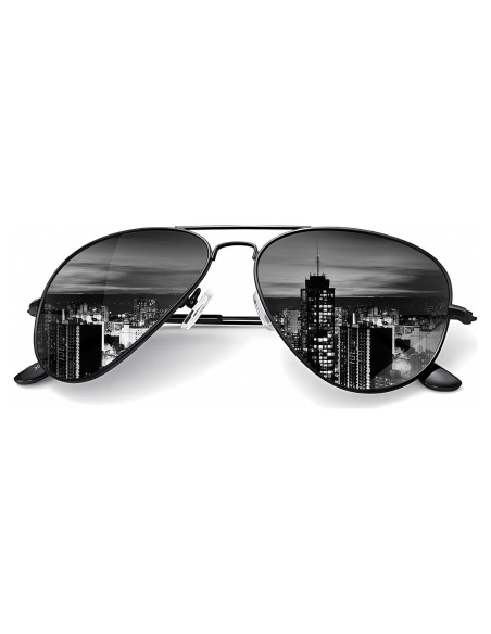 Gafas de Sol KALIYADI Aviador Polarizadas UV para Hombres y Mujeres