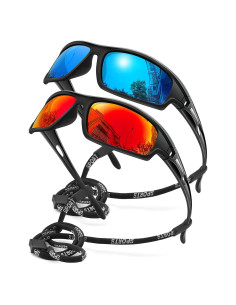 Gafas de Sol Polarizadas AWGSEE 100% UV Hombres 2 Piezas