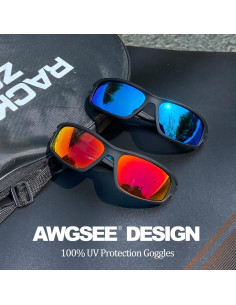 Gafas de Sol Polarizadas AWGSEE 100% UV Hombres 2 Piezas 2