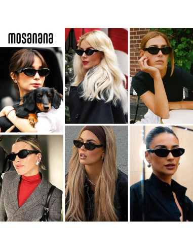 Gafas de Sol Ovaladas Mosanana MS52372 UV400 Retro