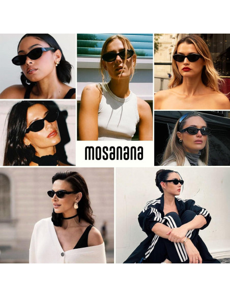 Gafas de Sol Ovaladas Mosanana MS52372 UV400 Retro Gafas de Sol Ovaladas Mosanana MS52372 UV400 Retro