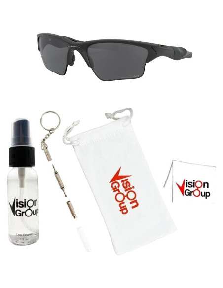 Gafas de sol Oakley Half Jacket 2.0 XL Negro Mate Gris Polarizado