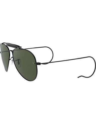 Gafas de Sol Ray-Ban RB3030 Outdoorsman Negro 58mm