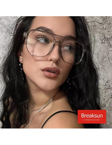 Gafas de sol cuadradas Breaksun B68 con bloqueo luz azul