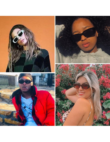 Gafas de sol KIMORN rectangulares UV400 para hombres y mujeres