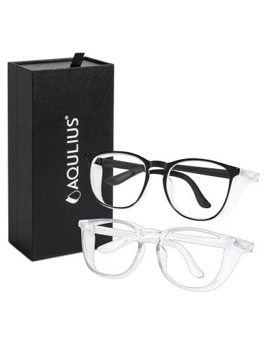 Gafas de Seguridad Aqulius 2 Pack, Resistentes a Rayones