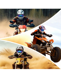 Gafas de motocross YOHOG 2-Pack a prueba de viento 2