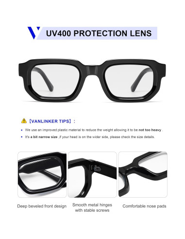 Gafas de Sol VANLINKER Retro UV400 Unisex VL9823