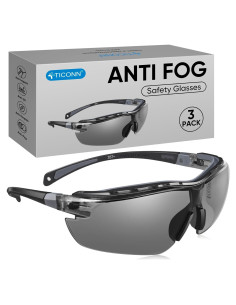 Gafas de Seguridad TICONN Antiempañantes UV Ajustables