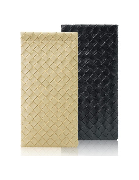 Estuche de Gafas Suave PU - Bolsa Organizador 2 Piezas Estuche de Gafas Suave PU - Bolsa Organizador 2 Piezas