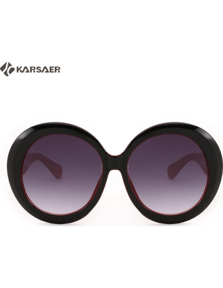 Gafas de sol redondas Karsaer UV400 grandes unisex