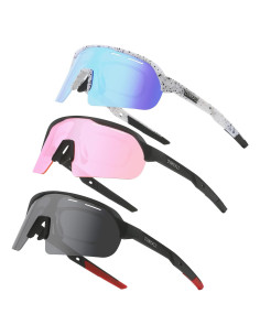 Gafas de Sol Deportivas INMKALI UV400 para Ciclismo y Running