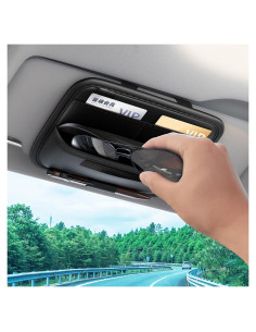 Organizador de Visera de Coche Aturmon - Multi-funcional 22x16.5cm