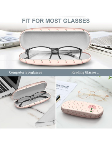 Funda Dura para Gafas Fintie con Paño de Limpieza